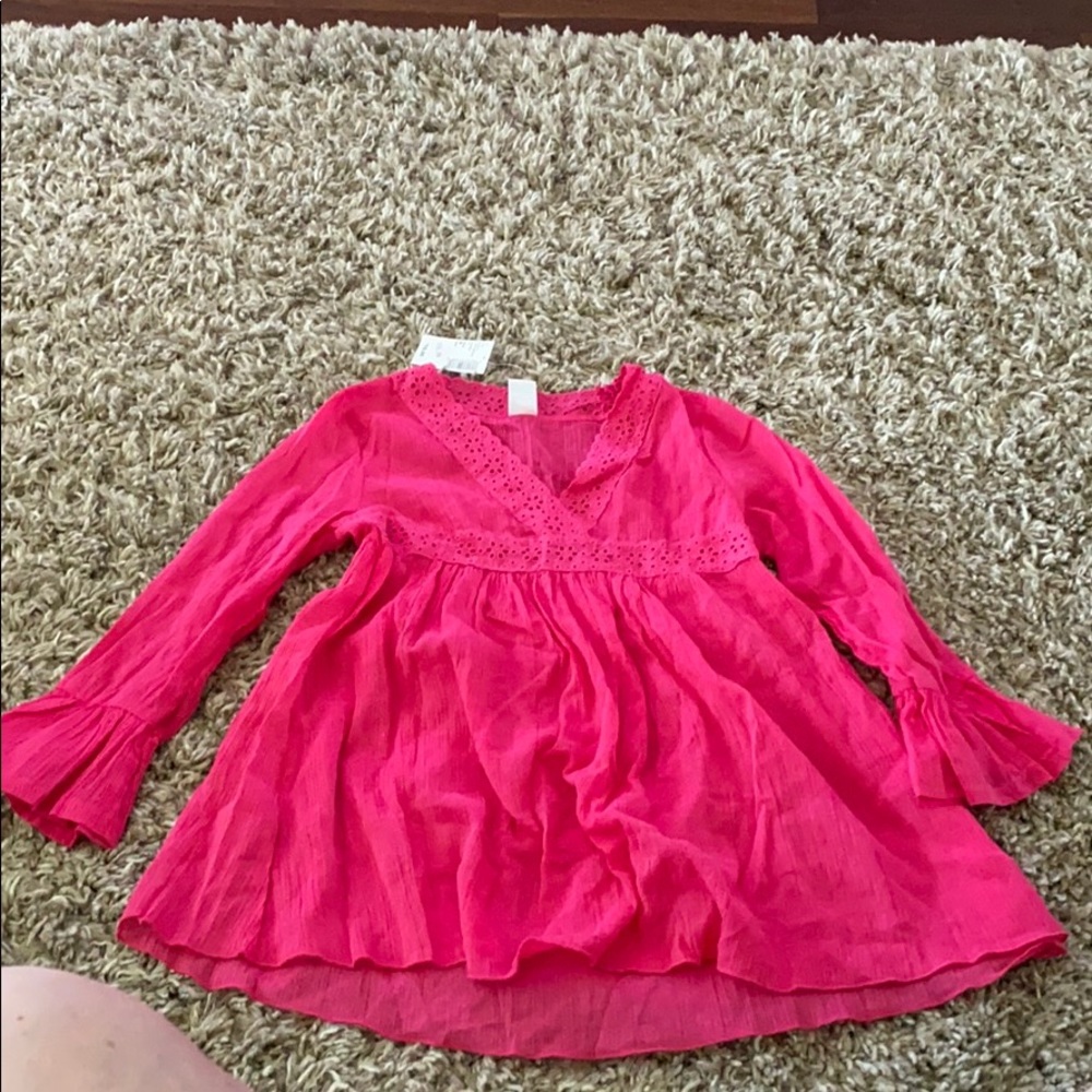 NWT girl cover up size S 5/6